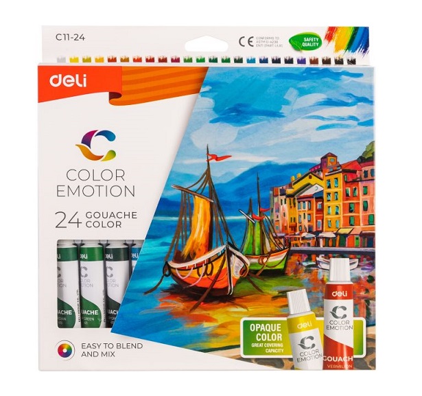 DELI Color Emotion Tempera 24