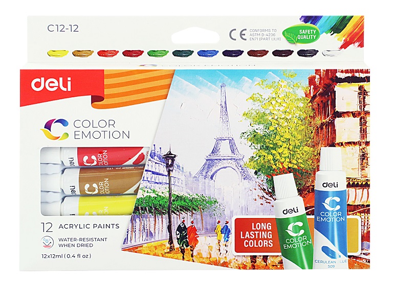 DELI Color Emotion Acrylic 12