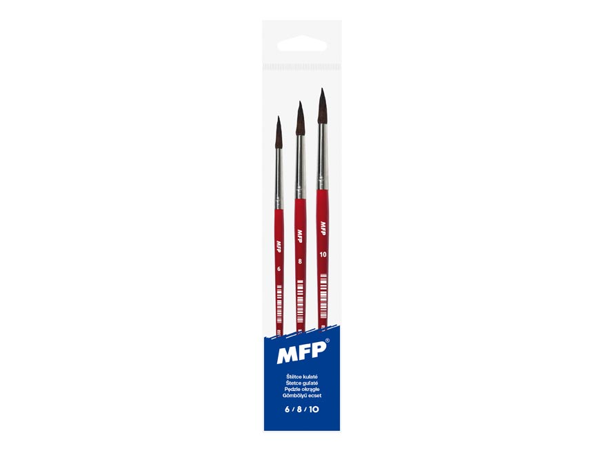 MFP Štetec okrúhly set 