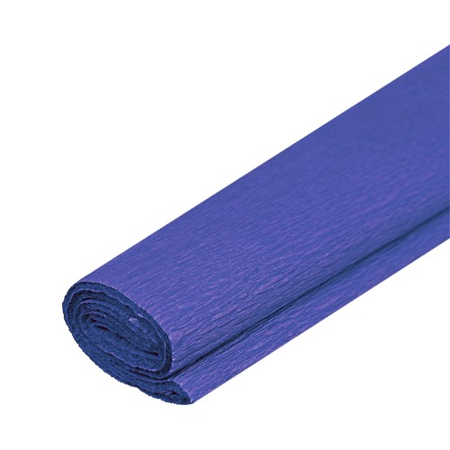 JUNIOR Krepový papier - Modrá tmavá
