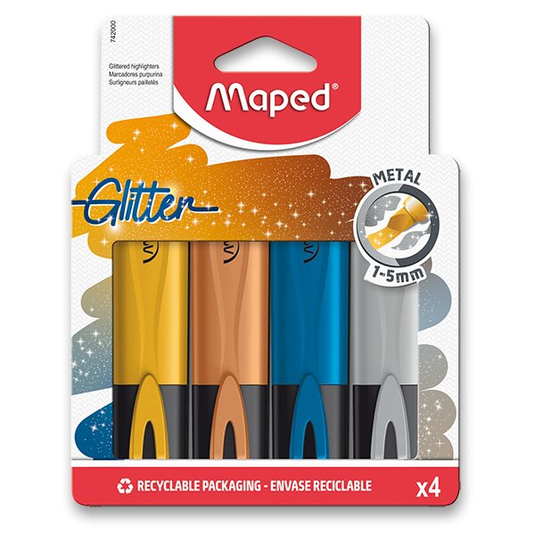 MAPED Highlighter Glitter Metal 4