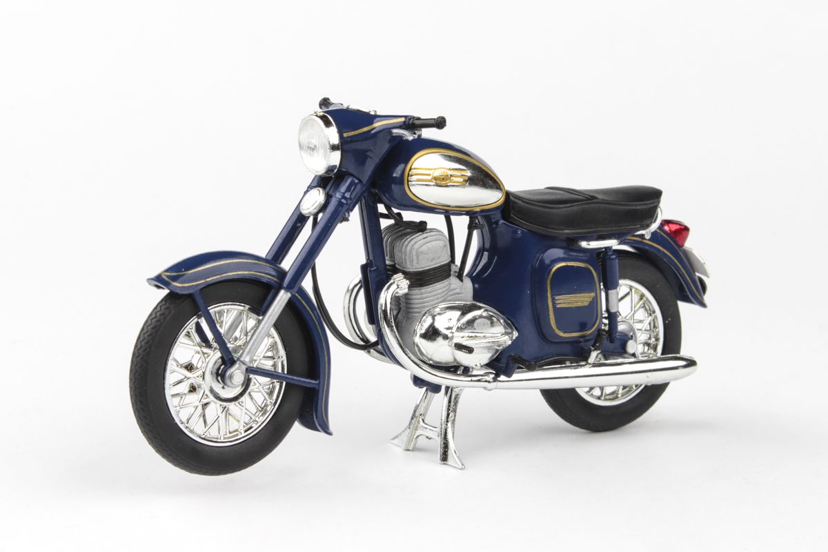 Jawa 350 Kývačka Automatic (1966) 1:18 - Modrá Kobaltová