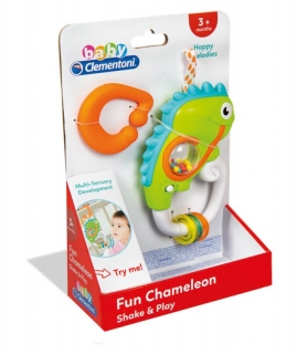 Baby Clementoni - Fun Chameleon Shake & Play