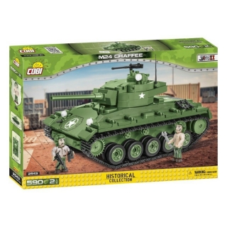 Cobi 2543 WWII - M24 Chaffee, 590 k, 2 f