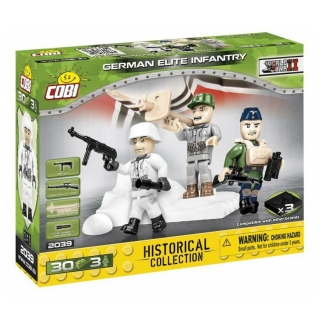 Cobi 2039 WWII – 3 figúrky nemeckých elitných peších jednotiek, 30 k, 3 f