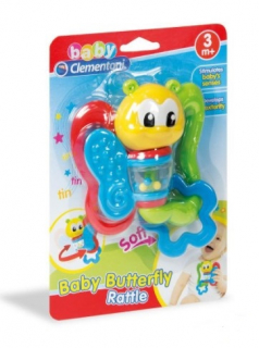 Baby Clementoni - Baby Butterfly Rattle