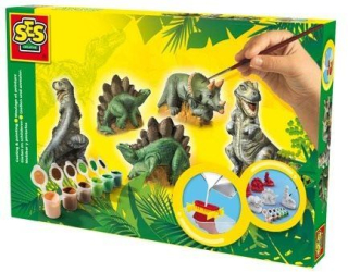 SES Sádrový trojkomplet - dinosaury