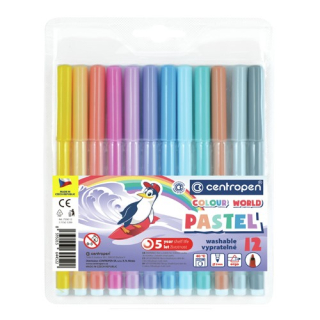 CENTROPEN Colour World Pastel 7550/12