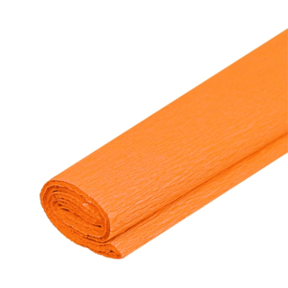 JUNIOR Krepový papier - Oranžová svetlá