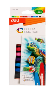 DELI Color Emotion Oil Pastels 12